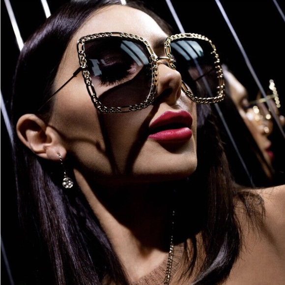 💯- New Authentic Gucci's GG1033S Oversized sunglasses - Picture 5 of 13